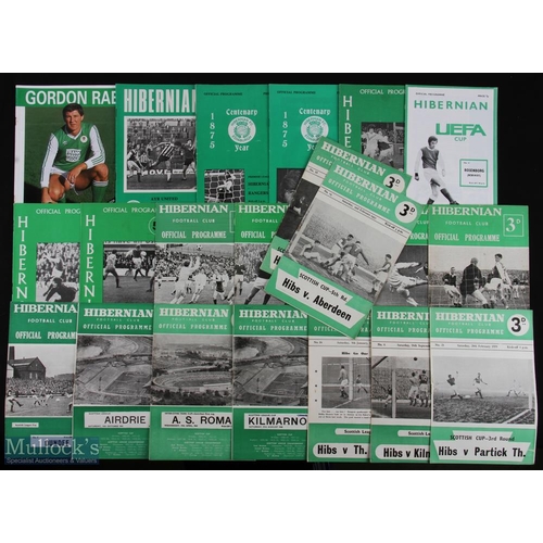 891 - Selection of Hibernian programmes 1956/57 Aberdeen (SC), 1957/58 Dundee Utd (SC), 1958/59 Partick Th... 