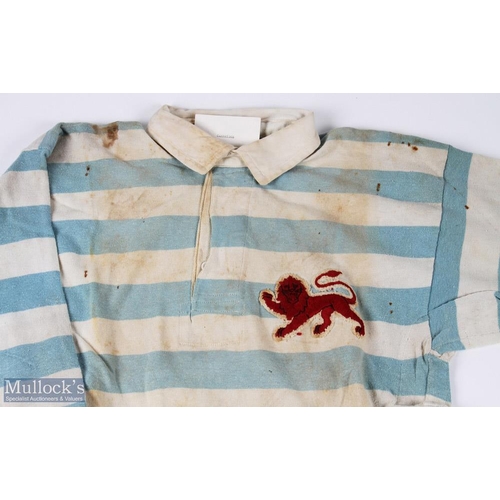 289 - AMENDED DESCRIPTION Rare 1960s T Bedford's Varsity Rugby Match Jerseys (2): Magnificent chance to ob... 