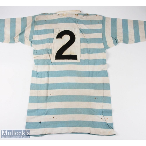 289 - AMENDED DESCRIPTION Rare 1960s T Bedford's Varsity Rugby Match Jerseys (2): Magnificent chance to ob... 