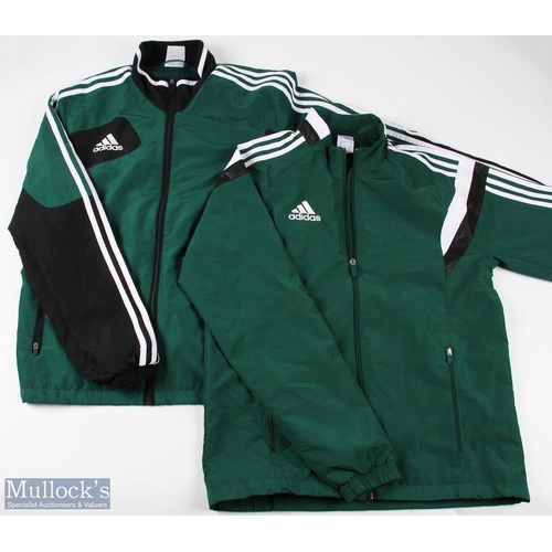 416 - FIFA Football Tracksuit Jacket Tops both by Adidas size small and 38/40 Please note: Former property... 