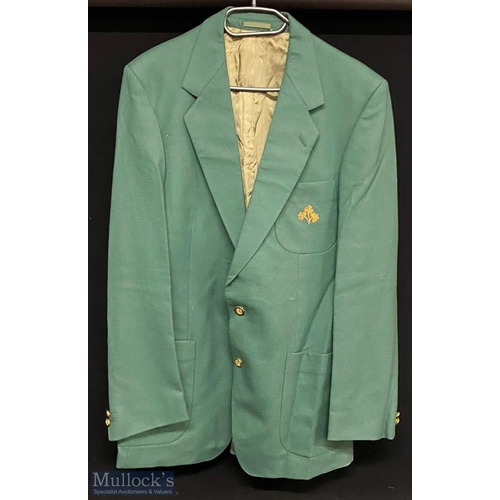 94 - Ireland Official Issue Dark Green Rugby Blazer: Splendid as new Irish RFU official issue, discreet g... 