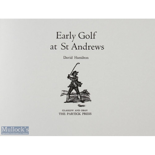 116 - David Hamilton signed ltd ed. early golf book - 