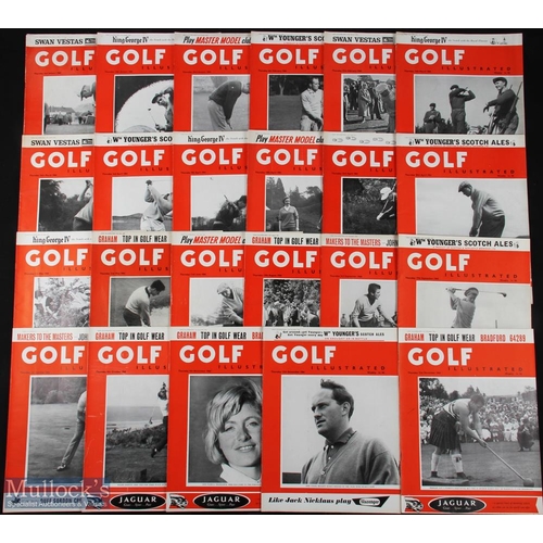 121 - 1964 Golf Illustrated Weekly magazines (24) - 4x January; 2x February; 2x March; 5x April; 2x May; 1... 