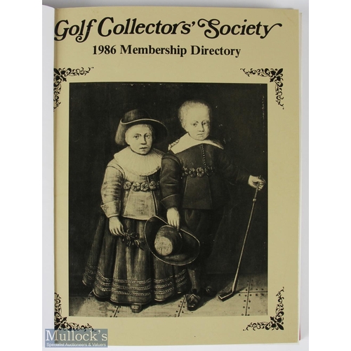 142 - Golf Collectors Society (USA) Special Bound Volume of the 
