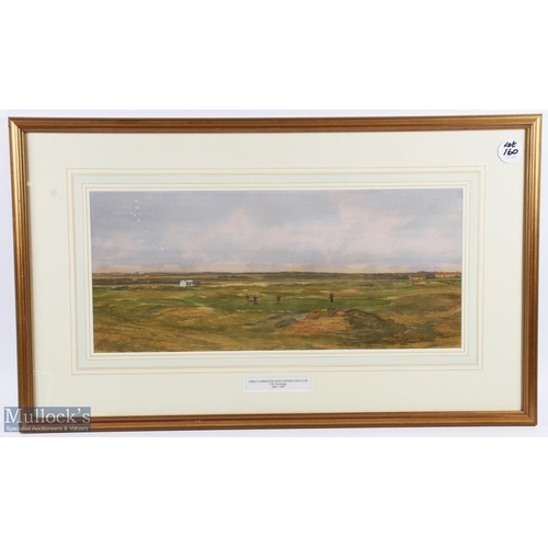 160 - F H Partridge (1849-1929) - Great Yarmouth & Caister Golf Club - titled 