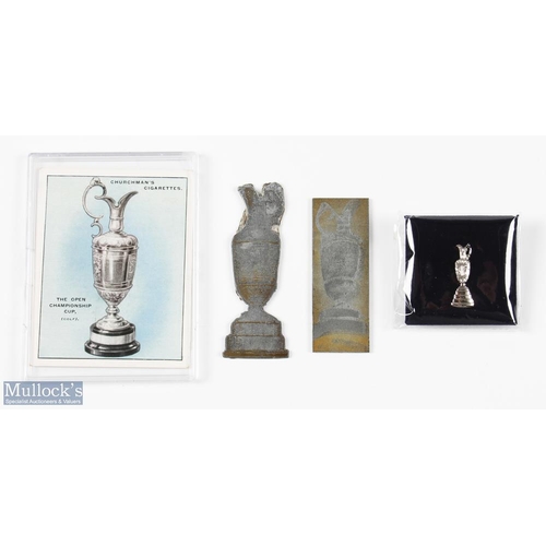 258 - Collection of The Open Golf Championship Cup related items (4) to include W A and A C Churchman 