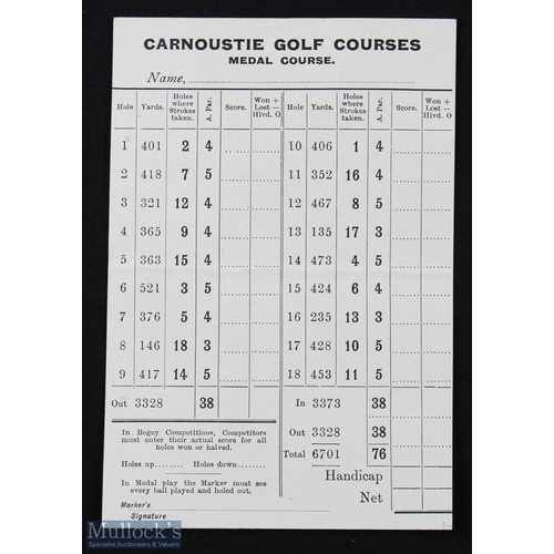 266 - Unused Carnoustie Golf Courses 