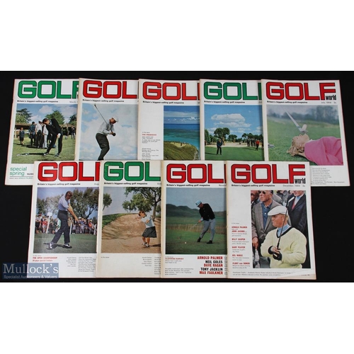 286 - 1966 Golf World Monthly magazines (9) a near complete run missing January, February and September is... 