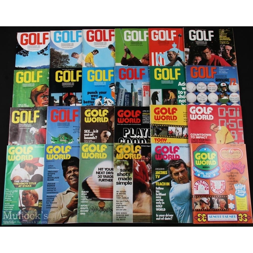 291 - 1971 & 1972 Golf World Monthly magazines (24) a complete run - again published over 50 years ago. No... 