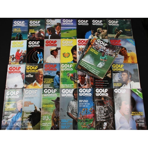 293 - 1975 & 1976 Golf World Monthly magazines (23) - a near complete run - missing only January '75 again... 