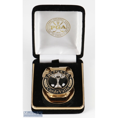 334 - 2015 Official PGA Cup Silver Plated Money Clip - played at The Cordevalle Golf Club USA and presente... 