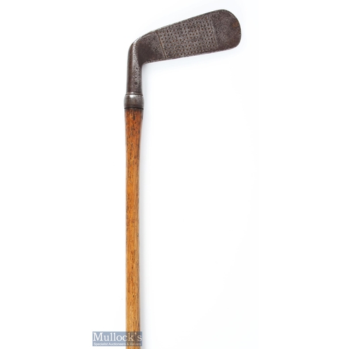 406 - Rare and interesting The 'Slog-em' putter made by Hendry & Bishop 1929 Ltd showing the Mitre cleek m... 