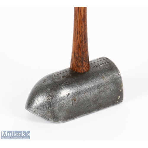 448 - Interesting and scarce William Sear of London Harlesden Gardens croquet style Torpedo putter - Londo... 