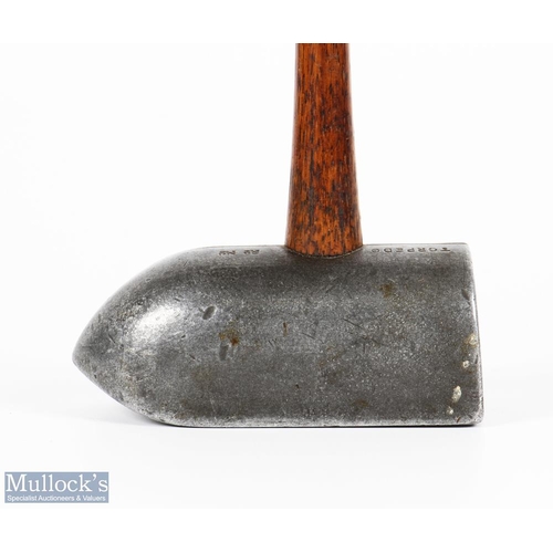 448 - Interesting and scarce William Sear of London Harlesden Gardens croquet style Torpedo putter - Londo... 