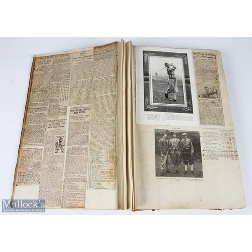 49 - Henry Cotton Open Golf Champion Personal Collection of Golf Scrap Book Albums (3) - comprising large... 