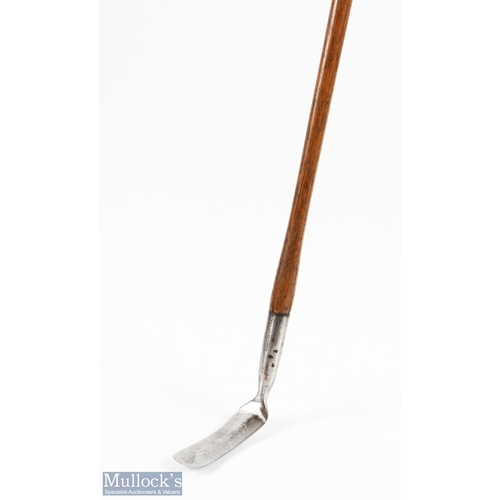 496a - Holtzappffel & Co shining steel blade practice weed cutter showing a clear maker's design No and nam... 