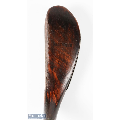 5 - J Anderson St Andrews longnose play club c1875 - head measures 5 5/8