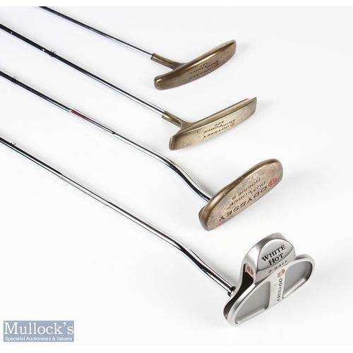 519 - Odyssey putter selection (4) features White Hot 2-Ball putter with grip, Dual Force Rossie II putter... 