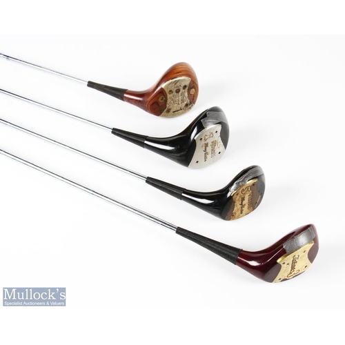 52 - Henry Cotton Personal Collection of Golf Woods (4) - to incl 2x Nicoll Maestro Henry Cotton Signatur... 