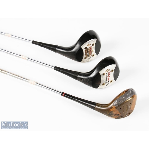 53 - Bobby Locke (4x Open Golf Champion) Personal Collection of Customised Golf Woods - 3x Bobby Locke Au... 