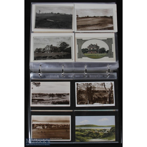 574 - c1900-1960 Ulster Northern Ireland Irish Postcard Golf Course Club collection, a fine collection of ... 