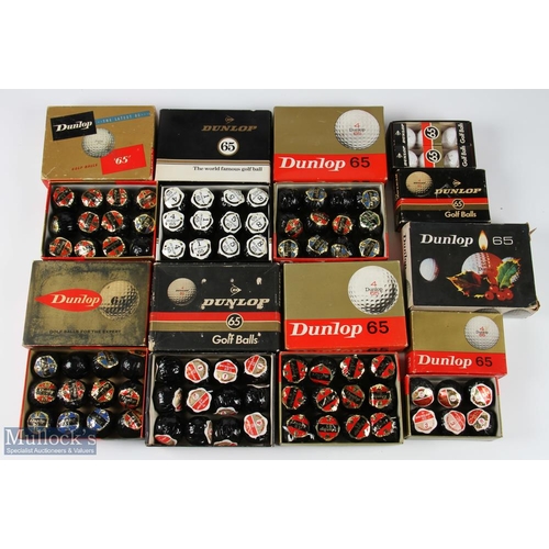 642 - 84x Wrapped and Boxed Dunlop 65 Golf Balls, 6 boxes of 12 and 2 boxes of 6