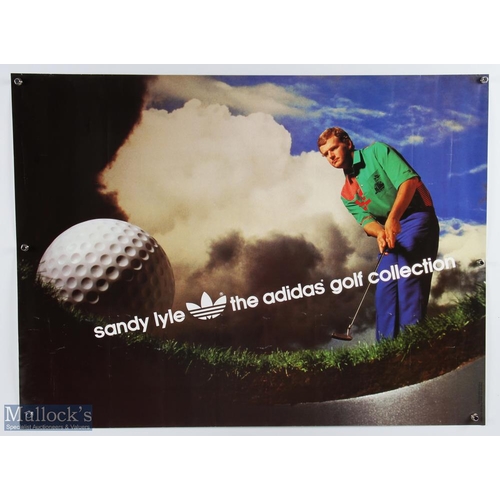 712 - 1986 Sandy Lyle Adidas Golf Collection Posters x2, both have some signs of wear - size is 60cm x 80c... 