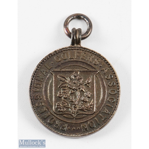 783 - 1930 PGA News of the World Tournament silver hallmarked medal, obv; central rose and thistle motif w... 