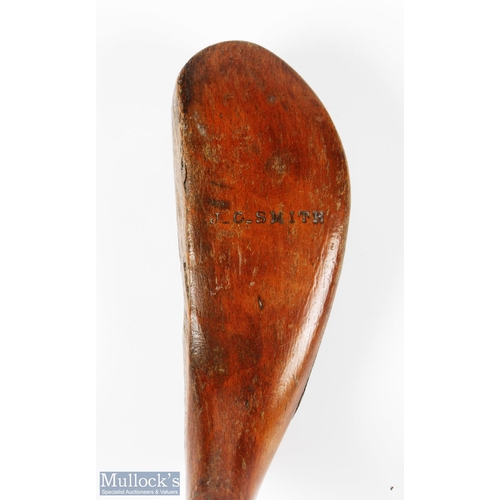 95 - J C Smith light stained beech wood longnose driver c1890 - 45