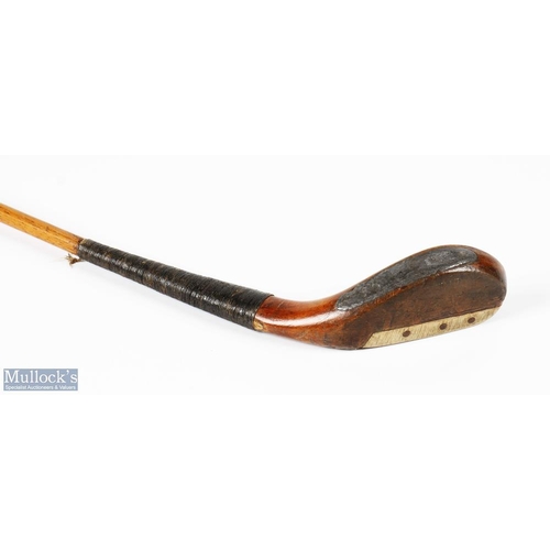 95 - J C Smith light stained beech wood longnose driver c1890 - 45