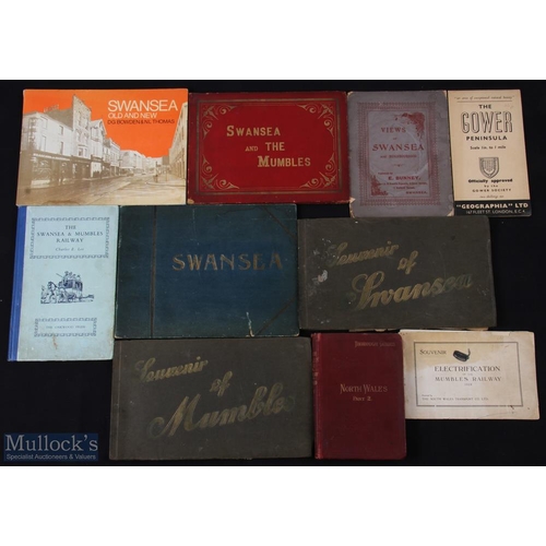 245 - Wales Gower Swansea Mumbles, Ephemera - to include 1928 mumble electrification railway souvenirs, vi... 