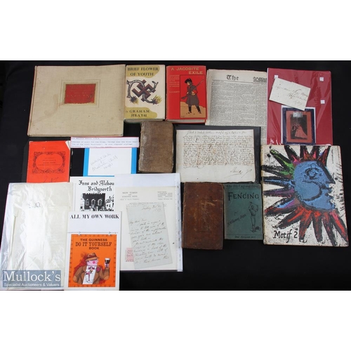 257 - Assorted Ephemera - carton containing a large selection including: the 1939 reprint of Ogilby's road... 