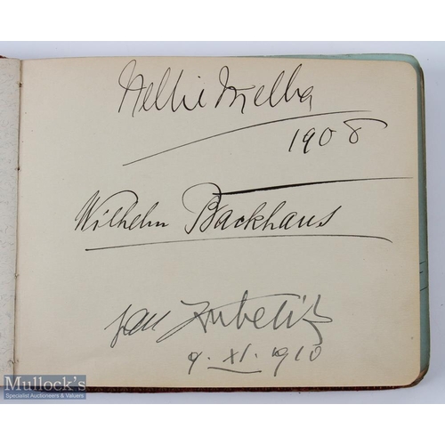 327 - WITHDRAWN: Autographs - Classical Music autograph book with good selection of autographs of leading ... 