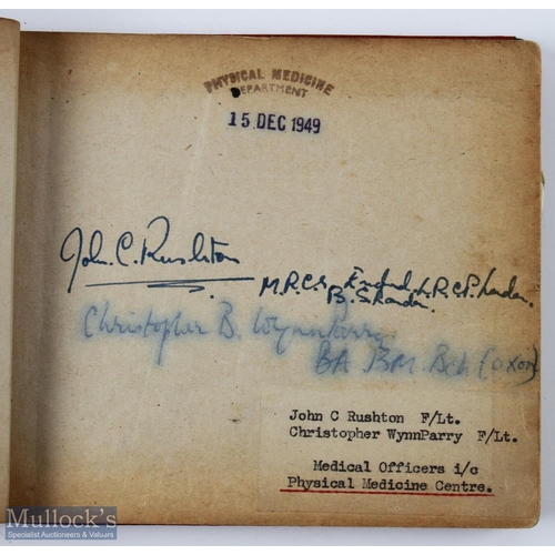 328 - Autographs - Military and Entertainment autograph book with a good selection of signatures of leadin... 