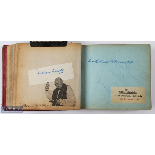 328 - Autographs - Military and Entertainment autograph book with a good selection of signatures of leadin... 