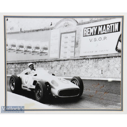 329a - Motor Racing Autographs - John Surtees Autographed Photograph inscribed 'To Derek, Best Wishes, John... 