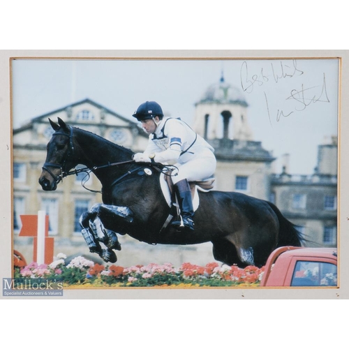 329b - Equestrian Autographs - Ian Stark Autographed Photograph depicting action scene, signed 'Best Wishes... 