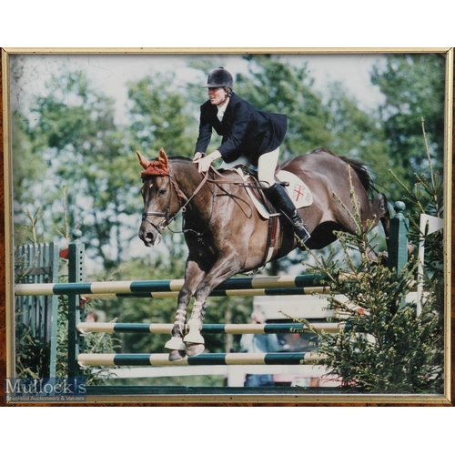 329b - Equestrian Autographs - Ian Stark Autographed Photograph depicting action scene, signed 'Best Wishes... 