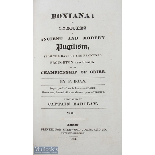 390 - Boxania - Or Sketches of Ancient and Modern Pugilism - Dedicated to that distinguished Patron of the... 