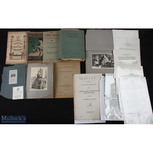 447 - Printed and Manuscript Ephemera: A large box of mainly printed material including a House of Lords c... 