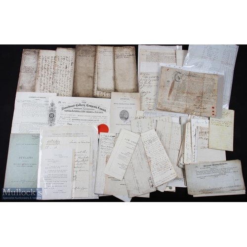 448 - Extensive Collection of Ephemera 18th-20th century: a large box of mixed ephemera, mainly manuscript... 