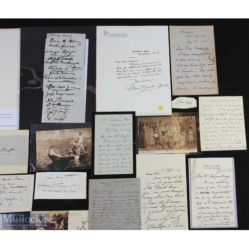 537 - Art - fine group of autograph letters and other autographic pieces by artists including: Cecil Aldin... 