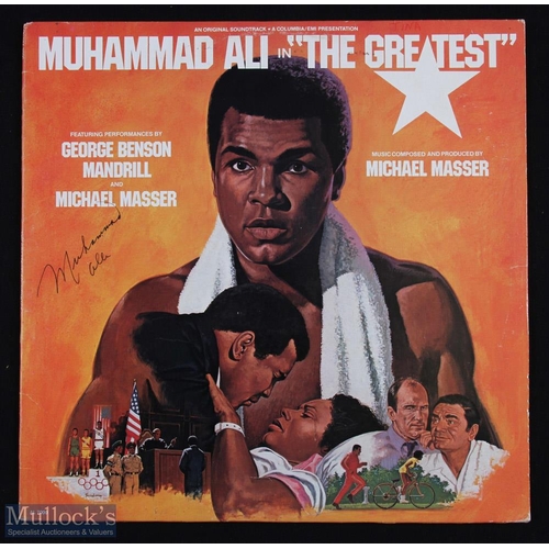 539 - Sport- Boxing - Muhammad Ali The Greatest Signed Record, an original soundtrack from 1977, this was ... 