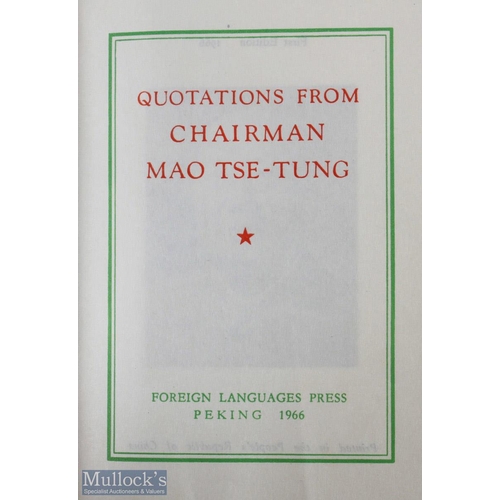 567 - Chinese Communism - Chairman Mao - The Little Red Book Quotations from Chairman MaoTse Tung, 1966, p... 