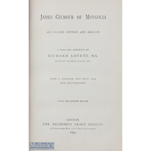 571 - China - James Gilmour in Mongolia Edited by Richard Lovett 1895 - 312 page book with 6 Plates and 2 ... 