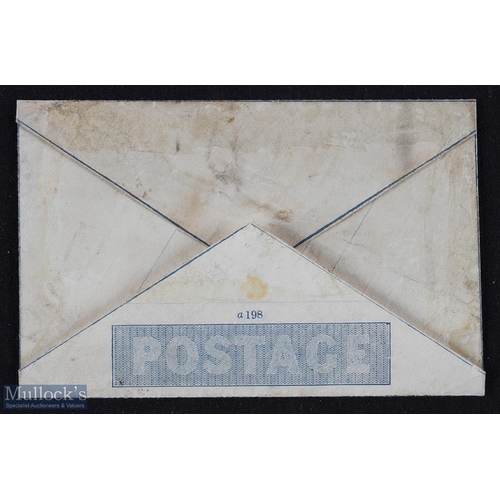 587 - Mulready 2 Pence Envelope 1840 a blue unused envelope featuring Britannia found a job with Royal Mai... 