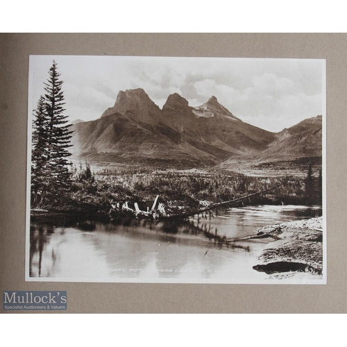 597 - Canada - Canadian Rocky & Selkirk Mountains. Portfolio album, online of Pacific Railway c1900. Has 2... 