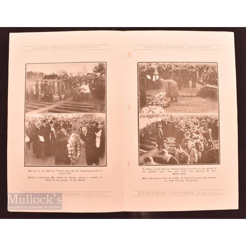 652 - World War II - The Most Noteworthy Event in Guernsey During the German Occupation; 1943. Printed Mem... 