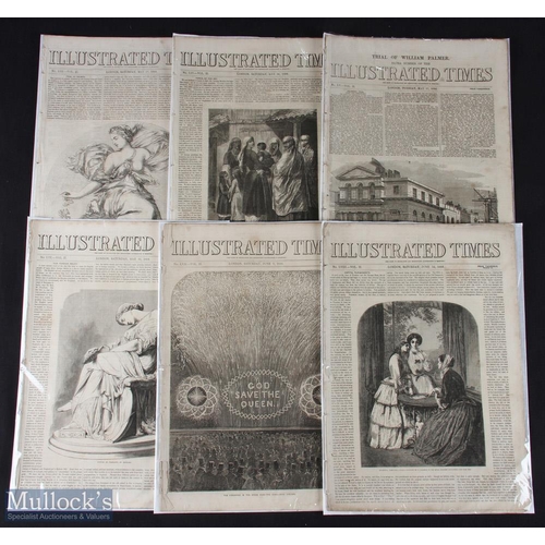 663 - Trial of William Palmer - The Rugeley Poisoner 1856: 6x consecutive issues May 17 - June 14 of the I... 