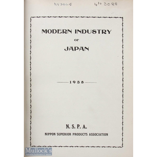 692 - Modern Industry of Japan - published by Tokyo Chamber of Commerce 1938 - a large 209 page book listi... 